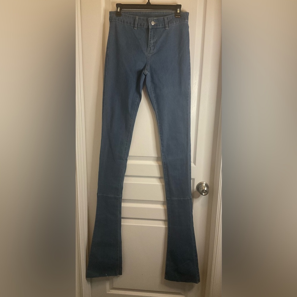 Women's Blue Stacked jeans